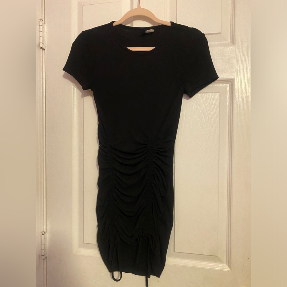 Black Scrunch Dress